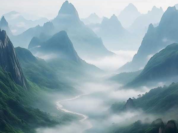 成语中的山水意境，山高水长，意境深远