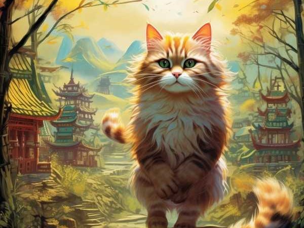 猫小帅的成语传奇，智慧与勇气之旅