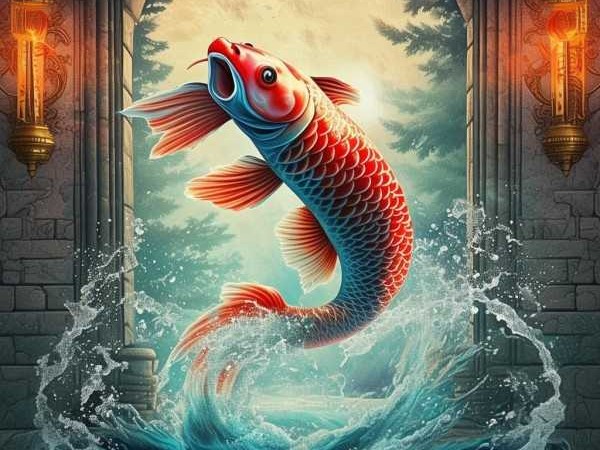 鱼跃龙门，解码成语中的智慧与象征