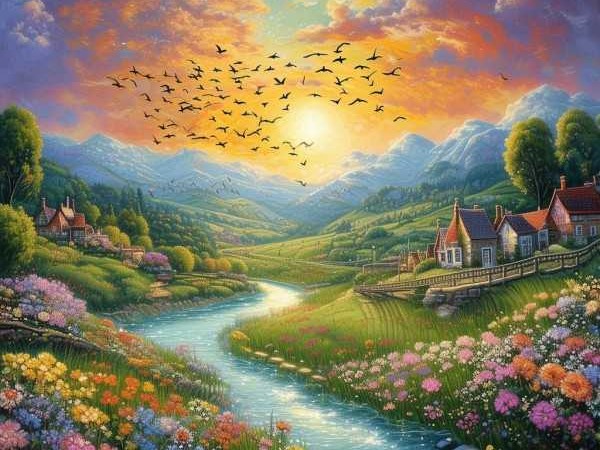 绘美生辉，成语中的美好生活艺术描绘