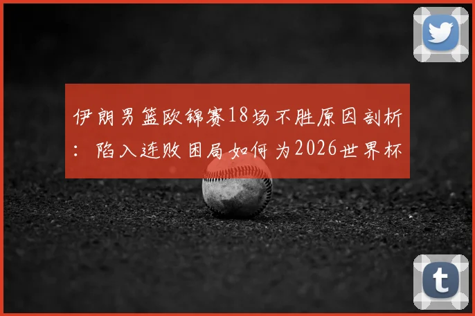 伊朗男篮欧锦赛18场不胜原因剖析:陷入连败困局如何为2026世界杯蓄力调整