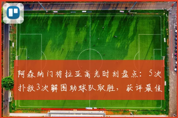 阿森纳门将拉亚高光时刻盘点:5次扑救3次解围助球队取胜,获评最佳的技术解析与未来展望