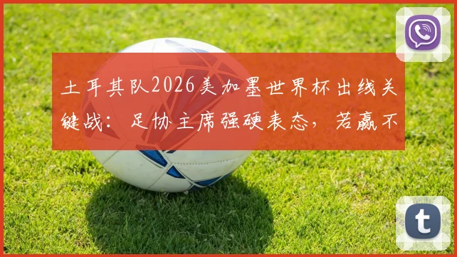 土耳其队2026美加墨世界杯出线关键战：足协主席强硬表态，若赢不了这三支球队将放弃参赛资格